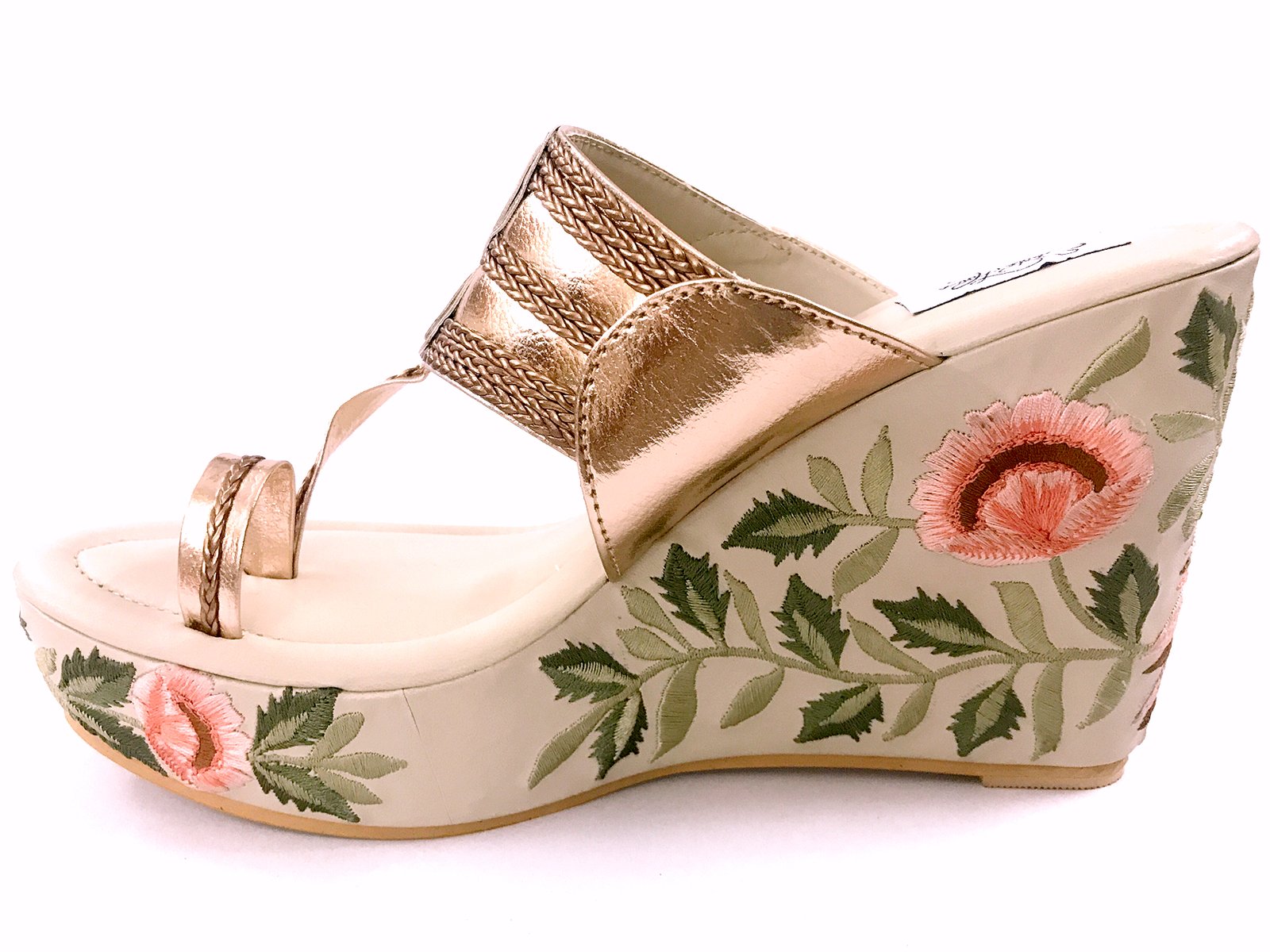 Rose Gold Bird Wedges